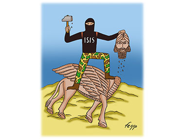 ISIS muslim destroy art culture treasures world crime islamofacist