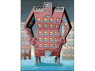Urban renewal bebuilding infrastructure global warming sea level