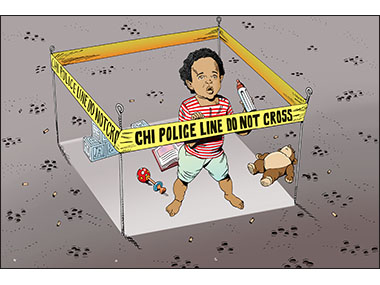 Shootings violence children Chicago