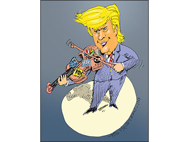 Trump plays media like a violin, the donald, Trump, GOP primary