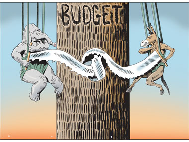 Budget Tangle Republicans and Democrats
