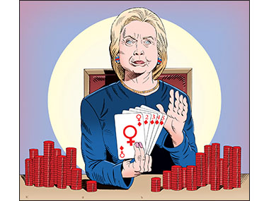 Hillary Women vote Card gender president democrat