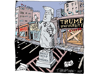 Fraud Trump University con man Trump U