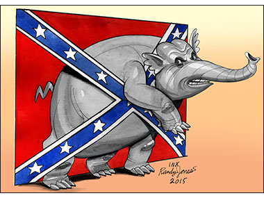 GOP republican confederate flag stars and bars