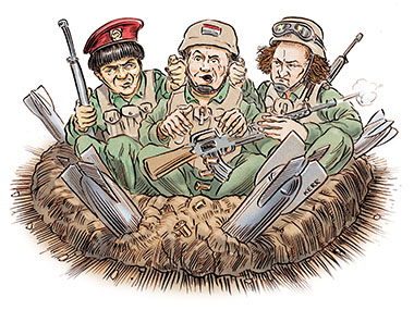 Inept troops fight ISIS