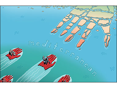 Mideast Refugees reach out to Europe 