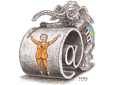 Republicans slam Clinton 2016 email scandal benghazi GOP republicans