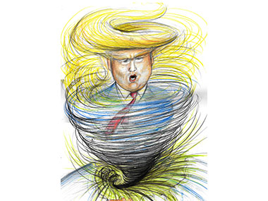 Donald Trump, GOP, election, tornado, mudslinging