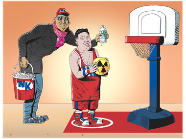 Dennis Rodman Kim Jun-un North Korea