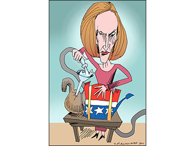 Snarly Fiorina Carly torture waterboarding