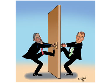 Boehner Showdown Debt ceiling Obamacare
