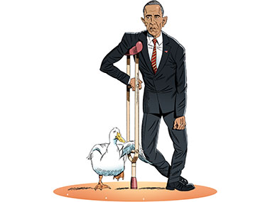 Lame duck Obama Barrack