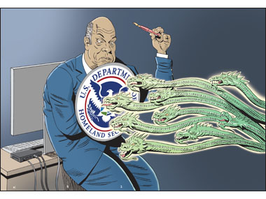 Jeh Johnson Homeland security chief Head