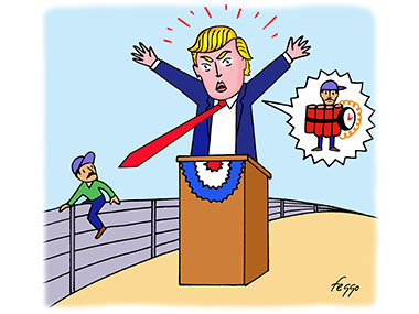 Image of Trump blaming illegal alien of terror