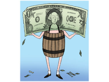 Weak dollar economy bearish economy