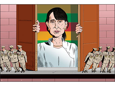 Aung San Suu Kyi Myannar Vote election