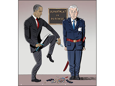 Hagel scapegoated resigns state department