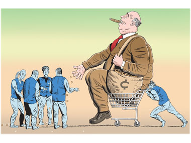 Workers living wage economy corporate greed