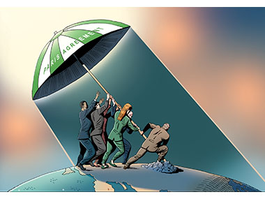 Climate change, paris accord global warming 